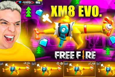evento de free fire sacando la xm8 pollo loco