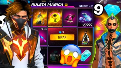 COMO OBTENER el CONJUNTO NECRO RUINA de la RULETA MAGICA en FREE FIRE 2024