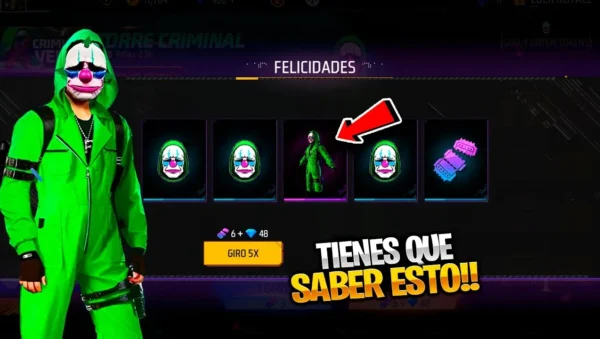 COMO RECLAMAR el CRIMINAL VERDE DE LA TORRE CRIMINAL en Free Fire 2024