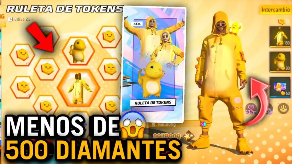 CONJUNTO NAILOONG de la RULETA DE TOKENS